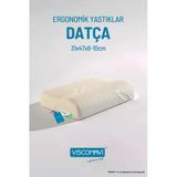 Datca Ergonomik Visco Yastik Ortopedik Hafizali Visco Yastik 47X31x10-8 Cm