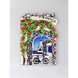 Datça Polyester Kabartmalı Magnet 5,5 X 7 Cm Dekoratif Hediyelik Buzdolabı Süsü (Kod:1560)