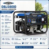 Datsu Dbj3800 3.5 Kva 7 Hp Benzinli Monofaze Jeneratör İpli Çalıştırma