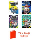 Dav Pilkey 4 Kitap Seti + Türk Klasiği Hediye
