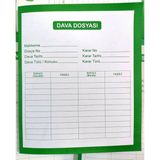 Dava Dosyası-Yeşil-25 Adet