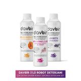 Davbir 3'lü Set Akıllı Robot Süpürge Deterjanı Amber Romantik,japon Kiraz Çiçeği,lavanta 3x 550ML