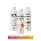 Davbir 3'lü Set Akıllı Robot Süpürge Deterjanı Bebek Pudrası,amber Romantik,luxury Home 3x 550ML
