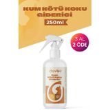 Davbir Kedi Kumu ve Tuvaleti Kötü Koku Giderici, Doğal Koku Önleyici Sprey, 250 ml