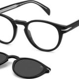 David Beckham Db7104/S8079949 Erkek Güneş Gözlüğü Siyah Kemik Çerçeveli Klipsli Füme Lens Uv400