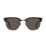 David Beckham Unisex Güneş Gözlüğü - Siyah Kemik Çerçeve Füme Cam %100 Uv Koruma Db 1176/G/S Ans 54