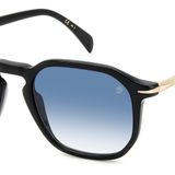 David Beckham Unisex güneş gözlükleri, 807/08 Siyah, 52
