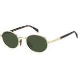 David Beckham Unisex Metal Güneş Gözlüğü Db 1196/s Kahve çerçeve Yeşil Uv 400 C