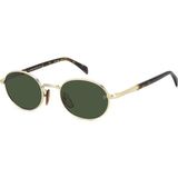 David Beckham Unisex Metal Güneş Gözlüğü Db 1196/s Kahve çerçeve Yeşil Uv 400 C