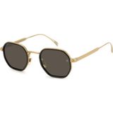 David Beckham Unisex Siyah Organik (UV) Cam Titanyum Kapalı Çerçeve Tasarım Güneş Gözlüğü Db1097/s Onzır 49-24