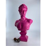David 'Dark Pink' Dekoratif Heykel, Pop Art Roma Yunan Heykelleri
