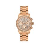 DAVID GUNER ROSE KAPLAMALI ROSE KADRANLI KADIN KOL SAATİ DG-8740LA-C5