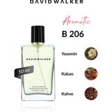 David Walker B206 Kadın Parfüm 50 ml Aromatik Oryantal Yasemin Kakao Kahve İçeren