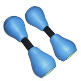 davidamys Hediye Yeni Su Aerobik Egzersiz Köpük Dambıllar Havuz Dirençli 1 Çift, Kadınlar için Su Fitness Egzersiz Ekipmanları Kilo Verme (Baskılı Hediye Kutusuz) Mavi