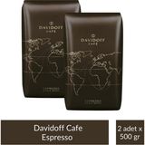 Davidoff Café Espresso Çekirdek Kahve 500 G x 2 Adet - Çekirdek (Öğütülmemiş) - 1 kg