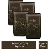 Davidoff Café Espresso Çekirdek Kahve 500 G x 4 Adet - Çekirdek (Öğütülmemiş) - 1 kg