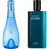 Davidoff Cool Water Woman Edt 100 ml + Davidoff Cool Water Edt 125 ml