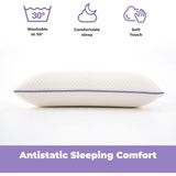 Davina Sweet Soft Visco Yastık Ortopedik %100 Visco Ergonomik Yastık - Krem Rengi - 60 x 40 x 15 cm