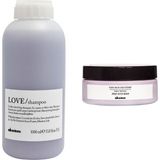 Davines Love Düzleştirici 1000 ml Şampuan + 75 ml Balm