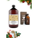 Davines Nourishing Şampuan 1000 ml + Daimon Keratin Yağı 100 ml Set