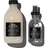 Davines Oi-Oil Sülfatsız Bakım 280 ml Şampuanı ve Oi 135 ml Nemlendiricili Krem