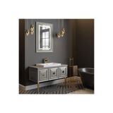 Davlos Banyo Dolabı Takımı Taş Gri Gold 120 Cm 008.04.0052