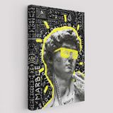 Davud Pop Art Michelangelo Buonarroti Dekoratif Kanvas Tablo, Duvar Dekoru 6376