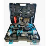 Dawreek 4'Lü Set ( Somun Sıkma + Şarjlı Hilti + Şarjlı Spral + Çelik Mandrenli Kömürsüz Matkap) 2X Batarya