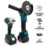 Dawreek İkili Set Mk350 (Şarjlı Spral ve Somun Sıkma)