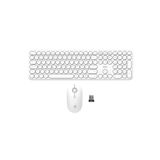 Daxi MK250 Elegance Combo Sessiz 2.4GHz Kablosuz Türkçe Q Klavye Mouse Seti (Beyaz)