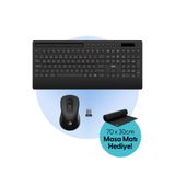 Daxi MK270 Multimedia Plus Combo 2.4GHz Kablosuz Klavye Mouse Seti
