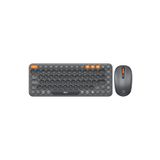 Daxi MK350 Creator Pro Combo Sessiz 3 Kanallı Bluetooth + 2.4G Wireless Türkçe Q Klavye Mouse Seti (Grafit Gri)
