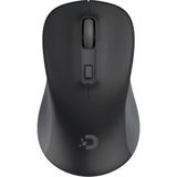 Daxi MX100 Sessiz Kablosuz Mouse 2.4ghz Wireless - Ayarlanabilir Mouse Hassasiyeti - Tak Çalıştır - Gri - Siyah