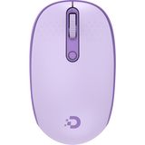 Daxi MX400 Prime Pro Sessiz Kablosuz Mouse Bluetooth ve 2.4ghz Wireless Bağlantı - Ayarlanabilir Dpı - Lila