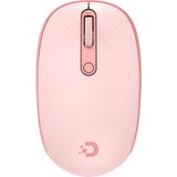 Daxi MX400 Prime Pro Sessiz Kablosuz Mouse Bluetooth ve 2.4ghz Wireless Bağlantı - Ayarlanabilir Dpı - Pembe