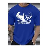 DAXİS Sportwear Company ERKEK Bisiklet Yaka Rahat Kesim GYM Baskılı Tişört