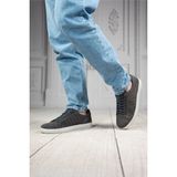 DAXİS Sportwear Company Gri Erkek Süet Bağcıklı Ayakkabı Düz Taban Yapısıyla Rahat Adımlar İçin Uygun Tasarım