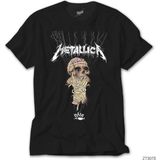 DAXİS Sportwear Company Metallica One Siyah Tişört