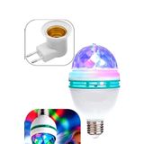 Daxom Renkli Disko Ampulü Lambası E27 Duy Dahil Led Ampul Dönen Disco Topu Lambası