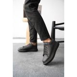 Daxors D0125 Günlük Ortopedik Erkek Sneaker Spor Ayakkabı Siyah