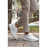 Daxtors D0126 Günlük Ortopedik Erkek Sneaker Spor Ayakkabı - Beyaz