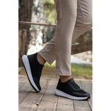Daxtors D0126 Günlük Ortopedik Erkek Sneaker Spor Ayakkabı Siyah-beyaz