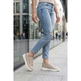 Daxtors D0407 Günlük Ortopedik Kadın Sneaker Spor Ayakkabı - Bej