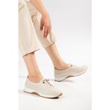Daxtors D0609 Günlük Ortopedik Kadın Sneaker Spor Ayakkabı - Bej