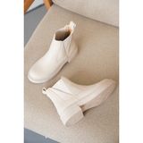 Daxtors D0646 Soğuk Geçirmez Kışlık Kadın Bot & Bootie Suya Dayanıklı Dış Materyal ile Şık Tasarım - Nut