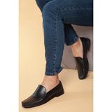 Daxtors D10180 Siyah Günlük Deri Erkek Klasik Ayakkabı