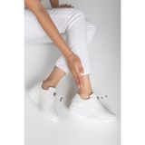 Daxtors D12221 Günlük Ortopedik Kadın Sneaker Spor Ayakkabı - Beyaz