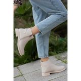 Daxtors D404 Garantili Soğuk Geçirmez Kışlık Kadın Bot & Bootie - Vizon