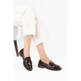 Daxtors D517 Kadın Çift Tokalı Loafer Günlük Ayakkabı