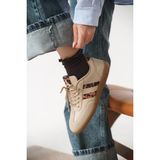 Daxtors Garantili Agnus Günlük Ortopedik Kadın Sneaker Spor Ayakkabı - Leopar